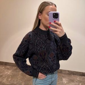 Cambridge Classic Vintage Thrifted Sweater, mock neck
